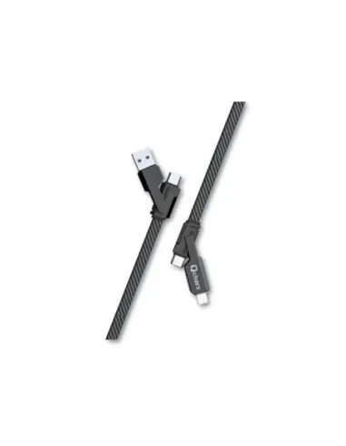 Cable qcharx porto multicabezal - usb a c - usb a lt - usb c a usb c - usb c a lt