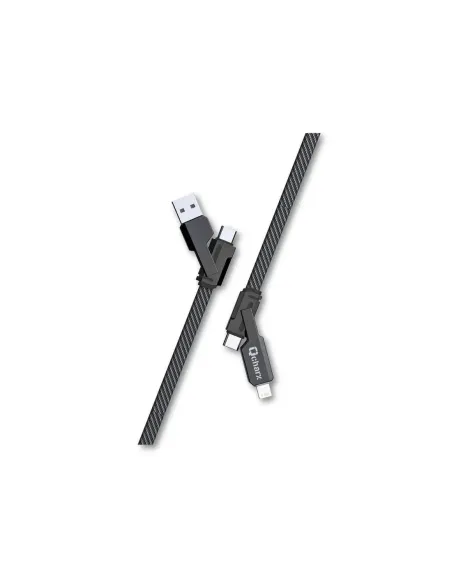 Cable qcharx porto multicabezal - usb a c - usb a lt - usb c a usb c - usb c a lt