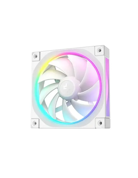 Ventilador caja deepcool fl12r argb 120mm blanco