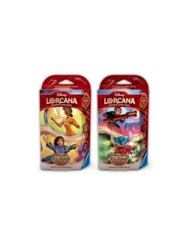 Lorcana tcg -  mazos de inicio disney reinado de jafar 8 unidades inglés