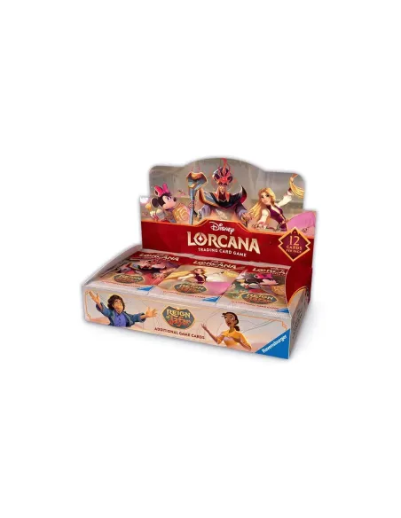 Lorcana tcg -  expositor de sobres disey reinado de jafar 24 unidades inglés