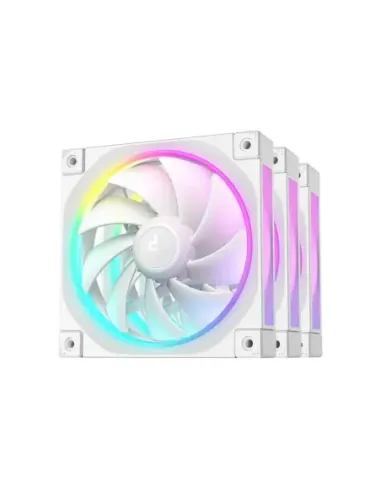 Ventilador caja deepcool r - fl12 - whapn3 - g argb 3x 120mm blanco