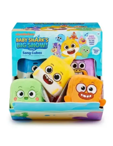 Peluches pequeños con sonidos wowwee baby shark 12 unidades