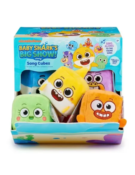 Peluches pequeños con sonidos wowwee baby shark 12 unidades