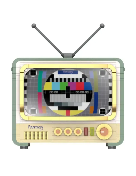 Maqueta retro tv set construccion joyside series 26 cm