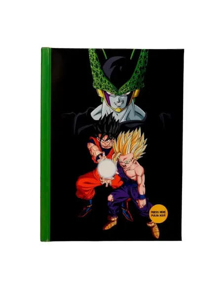 Libreta sd toys dragon ball z batalla final cell con luz