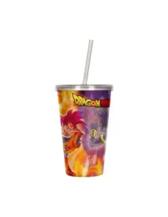 Vaso lenticular 3d dragon ball super battle of gods