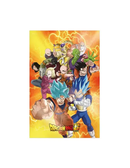 Poster 3d 58x38cm universal survival heroes dragon ball super