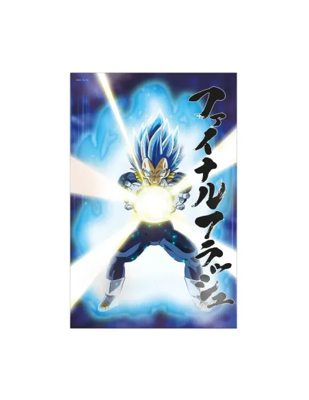 Poster 3d 58x38cm universe survival vegeta dragon ball super