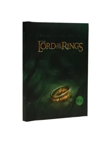 Libreta sd toys el señor de los anillos un anillo para gobernarlos a todos con luz