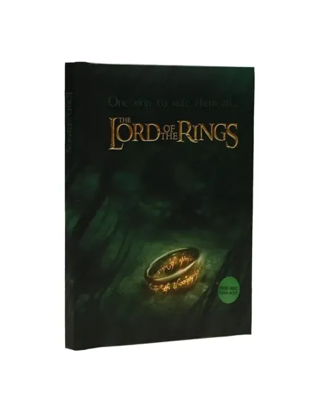 Libreta sd toys el señor de los anillos un anillo para gobernarlos a todos con luz