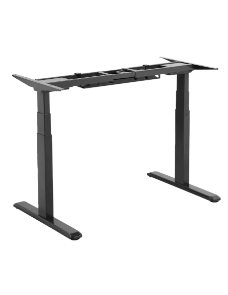 Signa estructura ajustable para escritorio doble motor y 3 segmentos negra