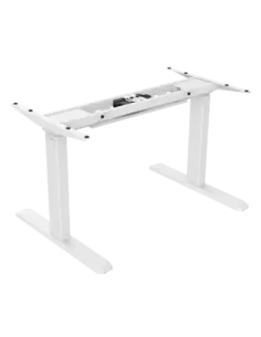 Signa estructura ajustable para escritorio doble motor y 3 segmentos blanca