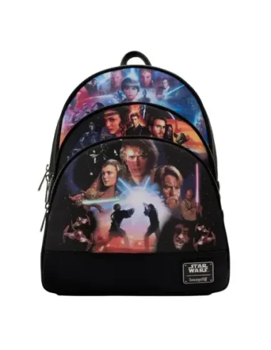 Mini mochila loungefly star wars trilogia 2