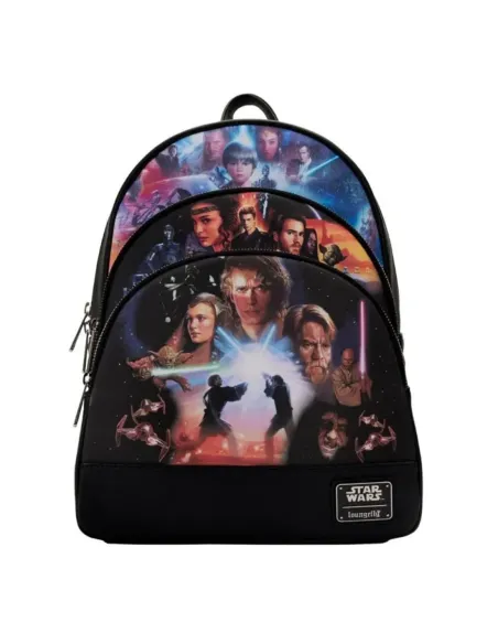 Mini mochila loungefly star wars trilogia 2