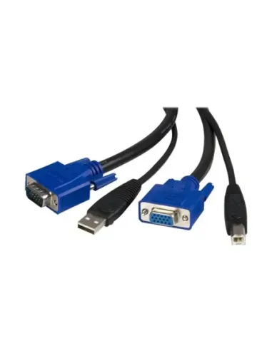 Cable kvm 2 en 1 startech 1.8m