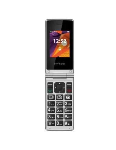 Telefono movil myphone tango lte black - silver -  2.4 pulgadas -  2mpx -  4g - negro y plateado