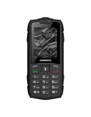 Telefono movil rugerizado hammer rock 2.4 pulgadas -  0.3mpx -  2g