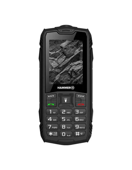 Telefono movil rugerizado hammer rock 2.4 pulgadas -  0.3mpx -  2g