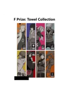 Surtido toallas bandai 24 unidades naruto will of fire edition exclusiva