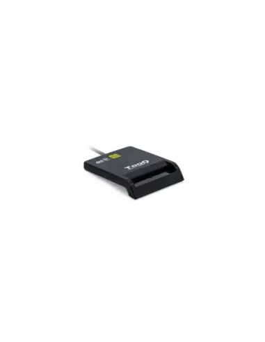 Lector de DNI TooQ TQR-210B/ USB 2.0/ Negro