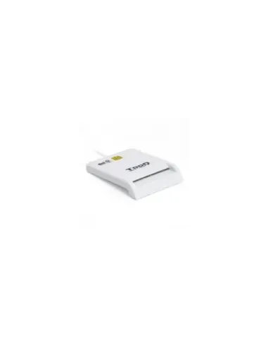Lector de DNI TooQ TQR-210W/ USB 2.0/ Blanco