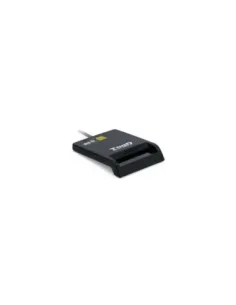 Lector de DNI TooQ TQR-211B/ USB Tipo-C/ Negro