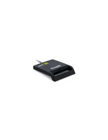 Lector de DNI TooQ TQR-211B/ USB Tipo-C/ Negro
