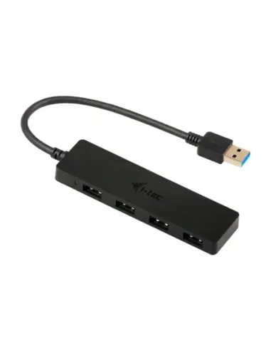 Hub i - tec usb 3.0 delgado con 4 puertos usb 3.0 con cable integrado 20cm
