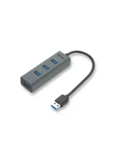Hub i - tec usb 3.0 con 4 puertos usb 3.0 con cable integrado 28cm