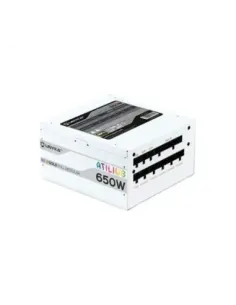 Fuente de alimentacion unykach atilius white gaming atx 650w