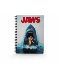 Libreta efecto 3d poster alternativo tiburon