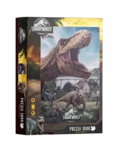 Puzzle 1000 poster compo rex jurassic world