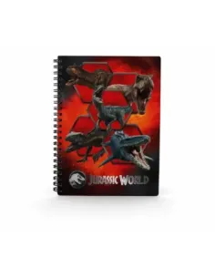 Libreta efecto 3d carnivorous jurassic world