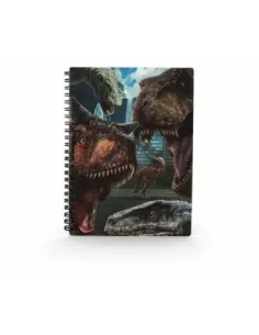 Libreta sd toys efecto 3d selfie jurassic world