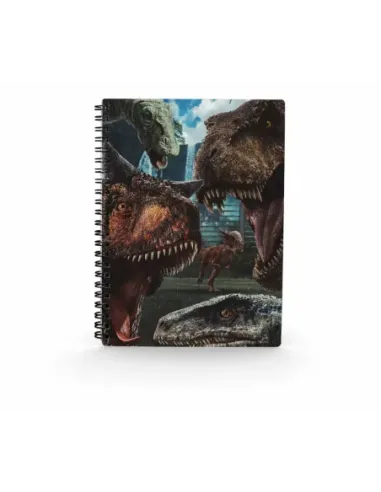 Libreta sd toys efecto 3d selfie jurassic world