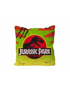 Cojin cuadrado logo coche jurassic park envasado vacio