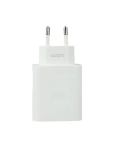 Cargador oppo supervooc 33w usb tipo a blanco