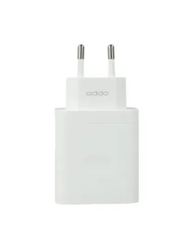 Cargador oppo supervooc 33w usb tipo a blanco