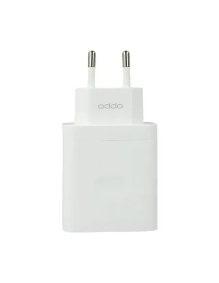 Cargador oppo supervooc 33w usb tipo a blanco