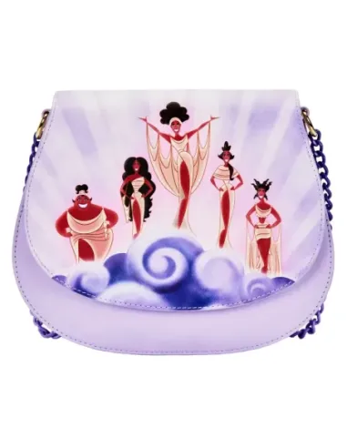Bolso loungefly funko disney hercules musas nubes cross body bag