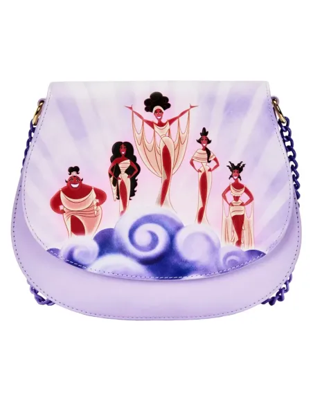 Bolso loungefly funko disney hercules musas nubes cross body bag