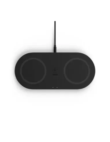 Base de carga inalambrica doble belkin wiz002vfbk negra