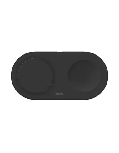 Base de carga inalambrica doble belkin wiz021vfbk negra