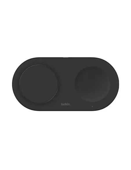 Base de carga inalambrica doble belkin wiz021vfbk negra