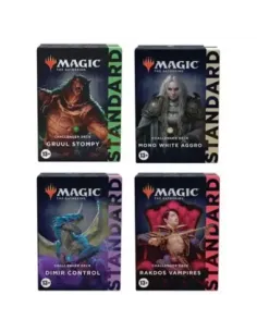 Juego de cartas caja de sobres wizard of the coast magic the gathering expositor de challenger deck 2022 8 expositores inglés