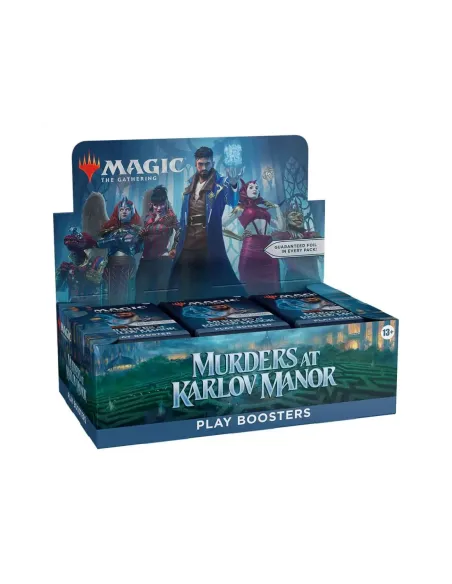 Caja de sobres magic the gathering play booster murders at karlov manor inglés