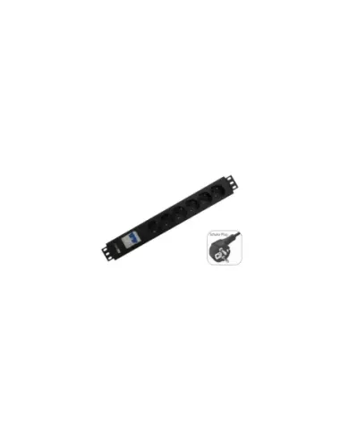 WP WPN-PDU-G02-12 base múltiple 2 m 12 salidas AC Negro