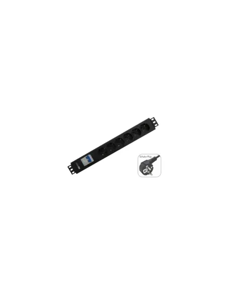 WP WPN-PDU-G02-12 base múltiple 2 m 12 salidas AC Negro