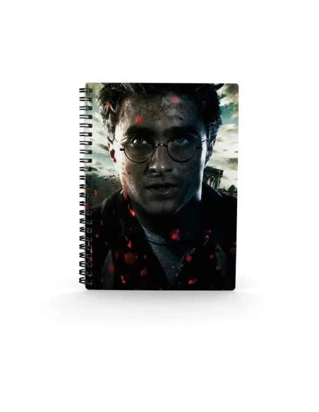 Libreta efecto 3d sd toys harry potter cara harry potter